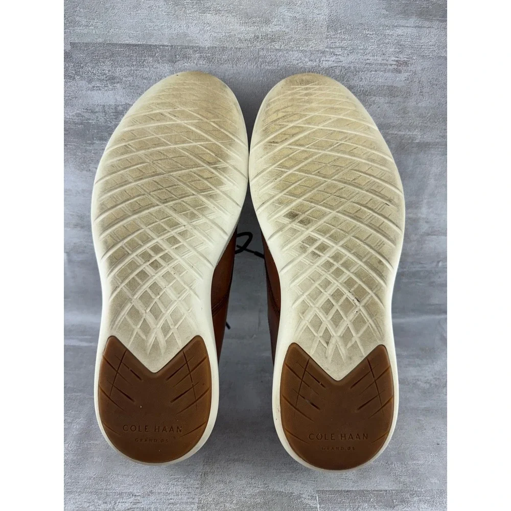 Cole Haan GrandOS Men Sz 8M British Tan Leather Oxford Hybrid Shoes C28728